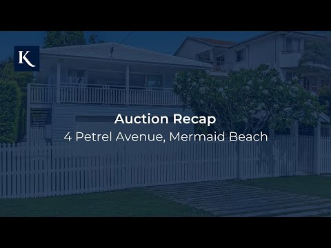 4 Petrel Avenue, Mermaid Beach Auction Video | Gold Coast Real Estate | Queensland | Kollosche