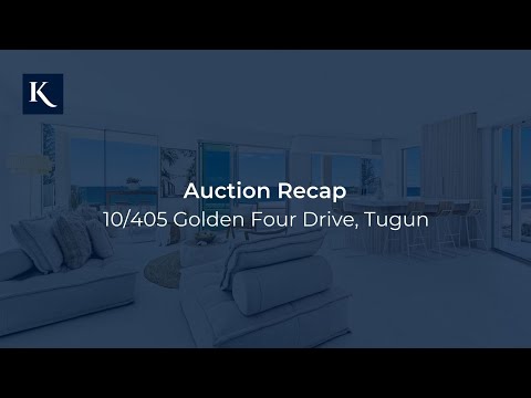 Auction Recap 10/405 Golden Four Drive, Tugun | Gold Coast Real Estate | Queensland | Kollosche