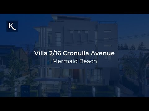Villa 2 / 16 Cronulla Avenue, Mermaid Beach