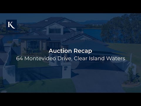 Auction Recap 64 Montevideo Dr Clear Island Waters | Gold Coast Real Estate | Queensland | Kollosche