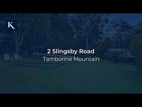 SALE – 2 Slingsby Road, Mt Tamborine, Queensland