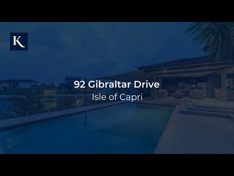 92 Gibraltar Drive, Isle of Capri – For Lease