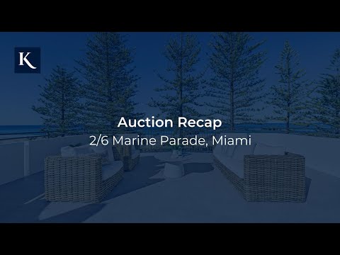 Auction Recap 2/6 Marine Parade, Miami | Gold Coast Real Estate | Queensland | Kollosche