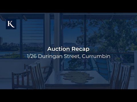 Auction Recap 1/26 Duringan Street, Currumbin | Gold Coast Real Estate | Queensland | Kollosche