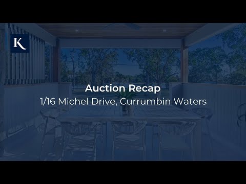 Auction Recap 1/16 Michel Drive, Currumbin Waters | Gold Coast Real Estate | Queensland | Kollosche