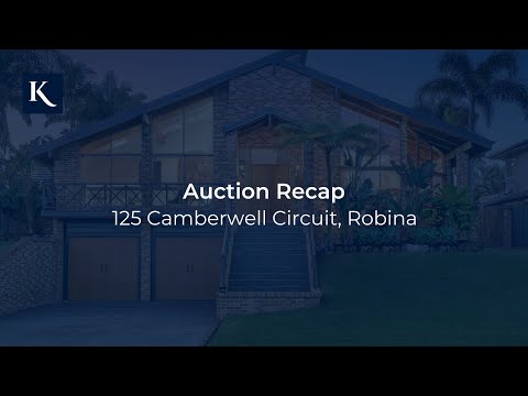 Auction Recap 125 Camberwell Circuit, Robina | Gold Coast Real Estate | Queensland | Kollosche